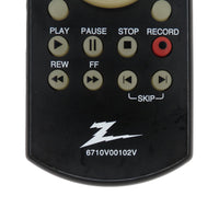 Zenith 6710V00102V Pre-Owned Factory Original TV Remote Control