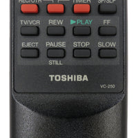 Toshiba VC-250 Pre-Owned Factory Original VCR Remote Control