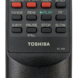 Toshiba VC-250 Pre-Owned Factory Original VCR Remote Control