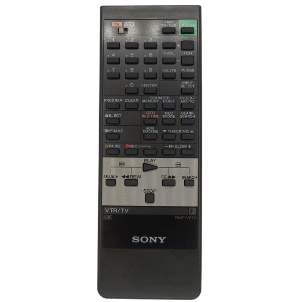 Sony RMT-V272 Pre-Owned Factory Original VCR Remote Control – Corner ...