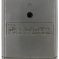 Sharp RRMCG0119GESA Pre-Owned Factory Original VCR Remote Control