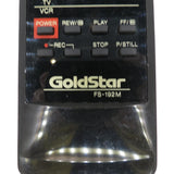 Goldstar FS-192M Pre-Owned Factory Original TV Remote Control