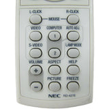 NEC RD-427E Pre-Owned Projector Remote Control, Factory Original 7N900731