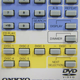 Onkyo RC-417DV Pe-Owned DVD Player Remote Control, 24140417 Factory Original