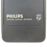 Philips AV5634 Pre-Owned VCR Remote Control, Factory Original