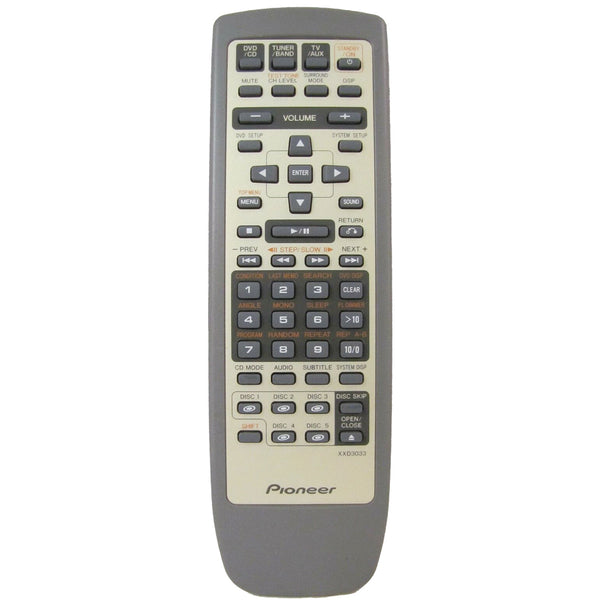 Pioneer XXD3033 Pre-Owned DVD Receiver Remote Control