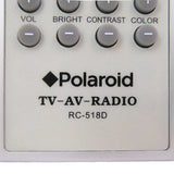 Polaroid RC-518D Pre-Owned TV Remote Control