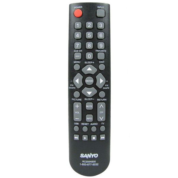 Sanyo RC200NS00 Pre-Owned Factory Original TV Remote Control