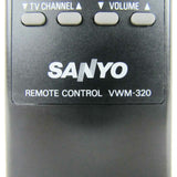 Sanyo VWM-320 Pre-Owned Factory Original VCR Remote Control