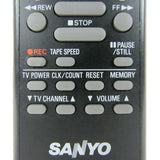 Sanyo VWM-320 Pre-Owned Factory Original VCR Remote Control