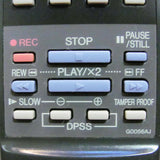 Sharp G0056AJ Pre-Owned Factory Original VCR Remote Control