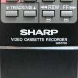 Sharp G0577GE Pre-Owned Factory Original VCR Remote Control