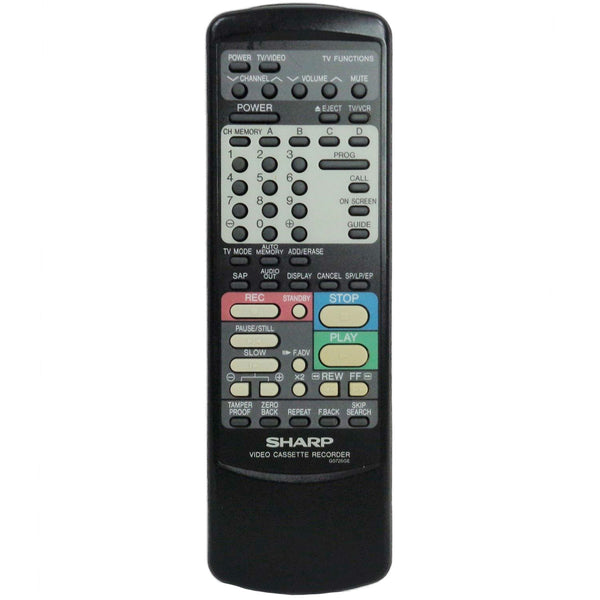 Sharp G0726GE Pre-Owned Factory Original VCR Remote Control