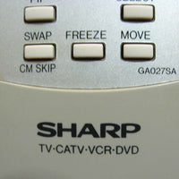 Sharp GA027SA Pre-Owned Factory Original TV Remote Control