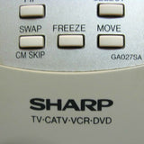Sharp GA027SA Pre-Owned Factory Original TV Remote Control