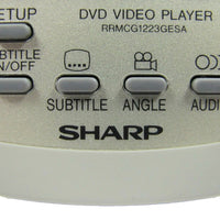 Sharp RRMCG1223GESA Pre-Owned Original DVD Player Remote Control