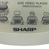 Sharp RRMCG1223GESA Pre-Owned Original DVD Player Remote Control