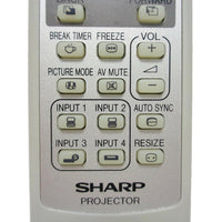 Sharp RRMCGA398WJSA Pre-Owned Original Projector Remote Control