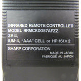 Sharp RRMCK0057AFZZ Pre-Owned Original CD Player Remote Control