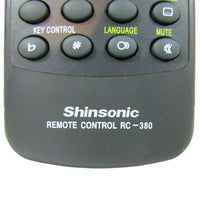 Shinsonic RC-380 Pre-Owned Factory Original DVD Player Remote Control