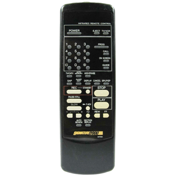 Signature 2000 G0761GE Pre-Owned Factory Original VCR Remote Control