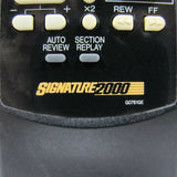 Signature 2000 G0761GE Pre-Owned Factory Original VCR Remote Control
