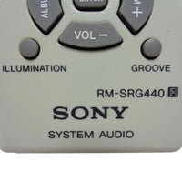 Sony RM-SRG440 Pre-Owned Audio System Remote Control, 1-477-716-11 Factory Original