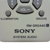 Sony RM-SRG440 Pre-Owned Audio System Remote Control, 1-477-716-11 Factory Original