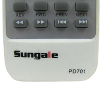 Sungale PD701 Pre-Owned Factory Original DVD Player Remote Control