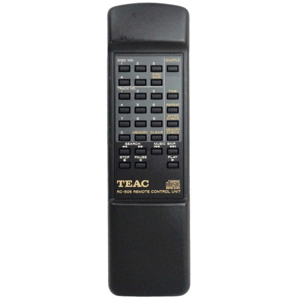 Teac (V.2) RC-505 Pre-Owned Factory Original CD Player Remote Control