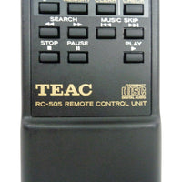 Teac (V.2) RC-505 Pre-Owned Factory Original CD Player Remote Control