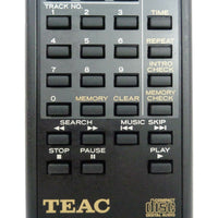 Teac (V.2) RC-505 Pre-Owned Factory Original CD Player Remote Control