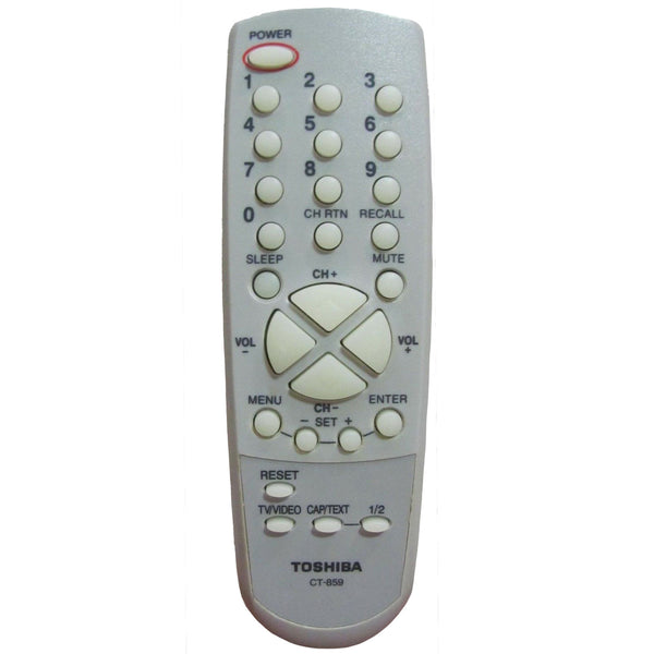 Toshiba CT-859 Pre-Owned Factory Original TV Remote Control
