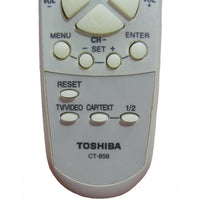 Toshiba CT-859 Pre-Owned Factory Original TV Remote Control