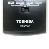 Toshiba CT-90302 Pre-Owned Factory Original TV Remote Control