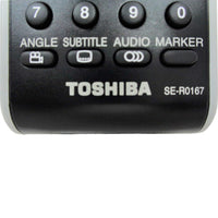 Toshiba SE-R0167 Pre-Owned Factory Original DVD Player Remote Control