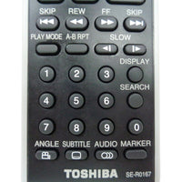 Toshiba SE-R0167 Pre-Owned Factory Original DVD Player Remote Control