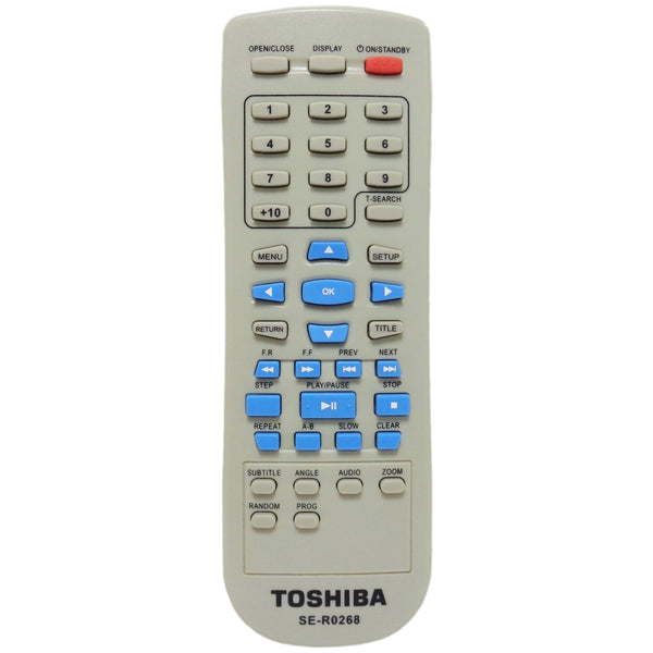 Toshiba SE-R0268 Pre-Owned Factory Original DVD Player Remote Control