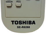 Toshiba SE-R0268 Pre-Owned Factory Original DVD Player Remote Control