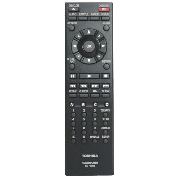 Toshiba SE-R0285 Pre-Owned HD DVD Player Remote Control