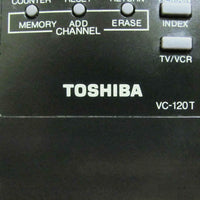 Toshiba VC-120T Pre-Owned Factory Original VCR Remote Control