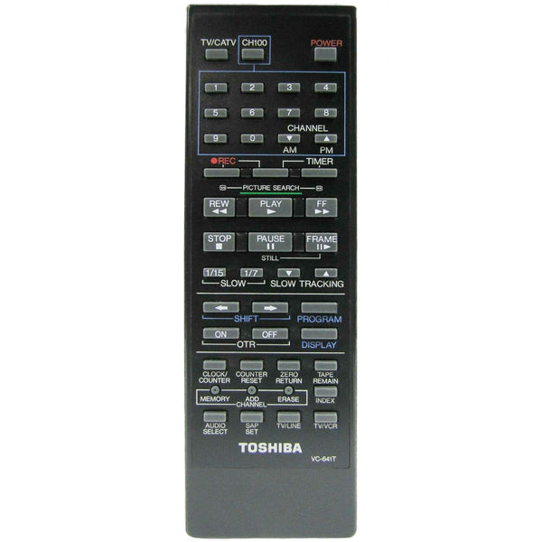 Toshiba VC-641T Pre-Owned Factory Original VCR Remote Control