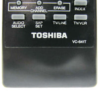 Toshiba VC-641T Pre-Owned Factory Original VCR Remote Control