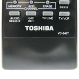 Toshiba VC-641T Pre-Owned Factory Original VCR Remote Control