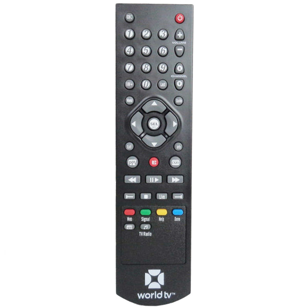 WorldTV WTV001 Pre-Owned Set Top Box TV Receiver Remote Control